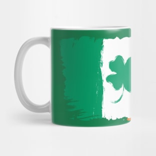 Irish flag and clover Mug